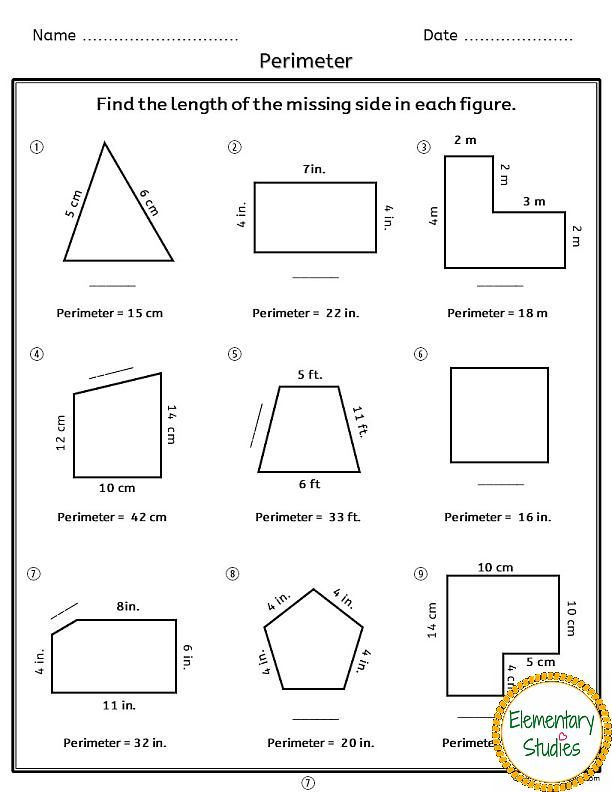 25 Area Perimeter Worksheets Grade 4 Free