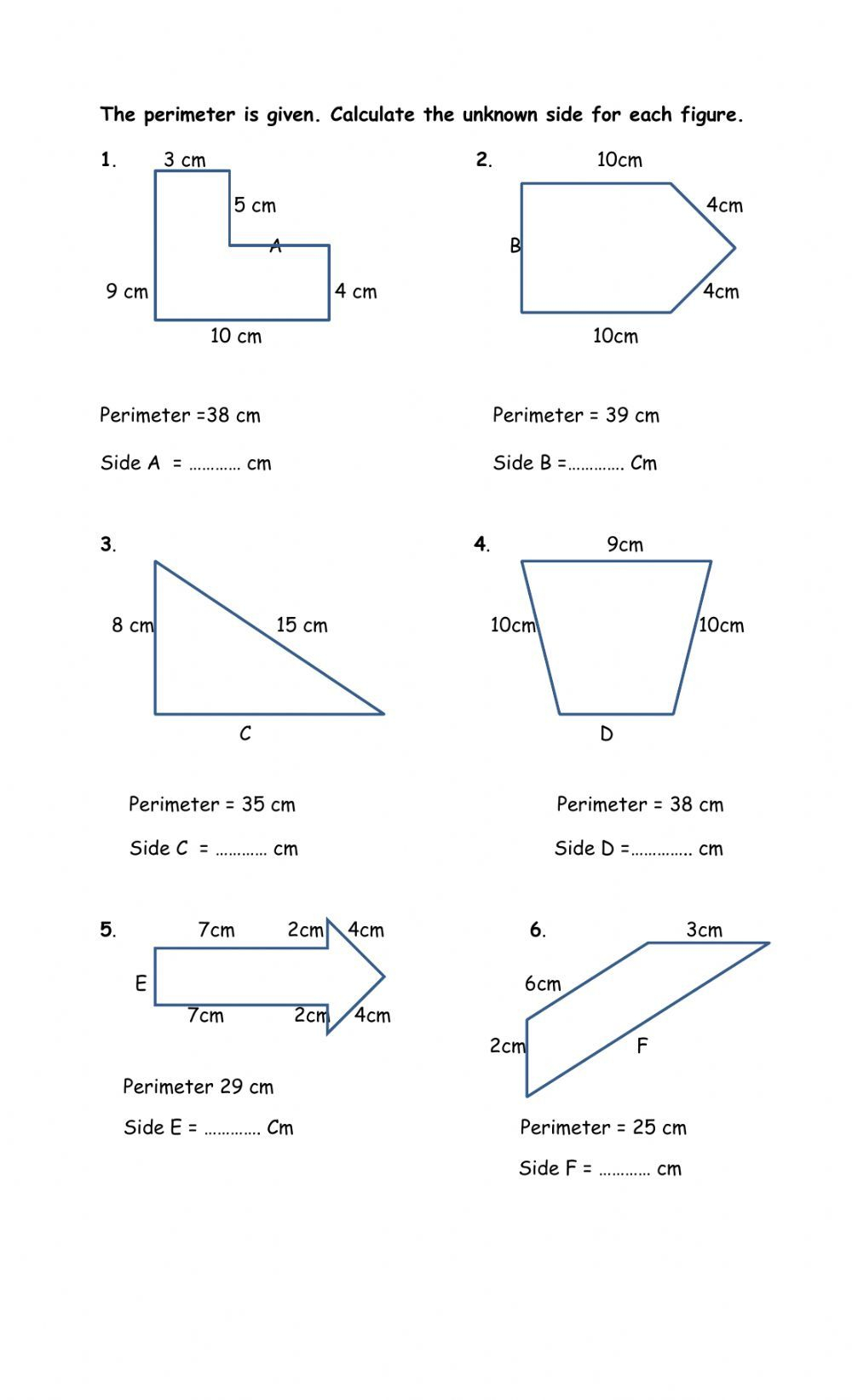 25 Area Perimeter Worksheets Grade 4 Free