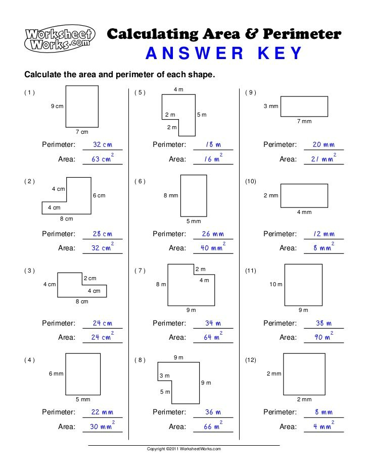 25 Area Perimeter Worksheets Grade 4 Pdf