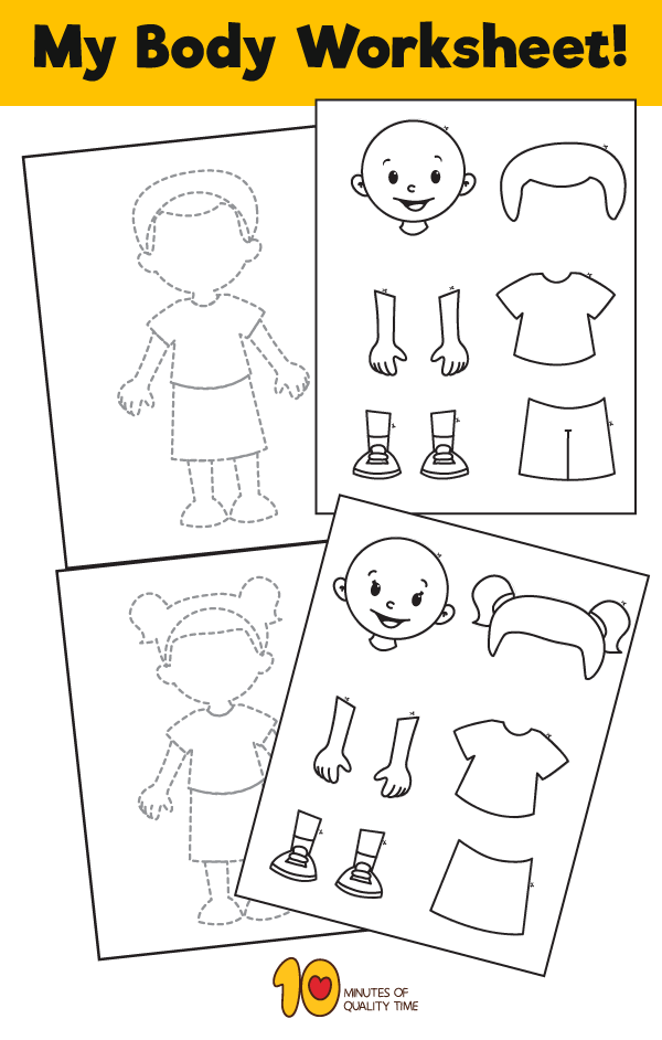 25 Cut And Paste Worksheets Clothes Pdf