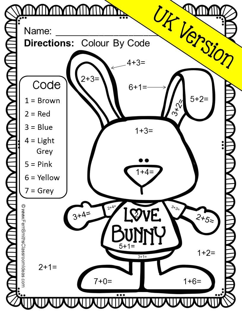 25 Easter Addition Worksheets Kindergarten Free