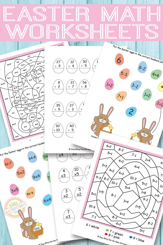 25 Easter Addition Worksheets Kindergarten Free