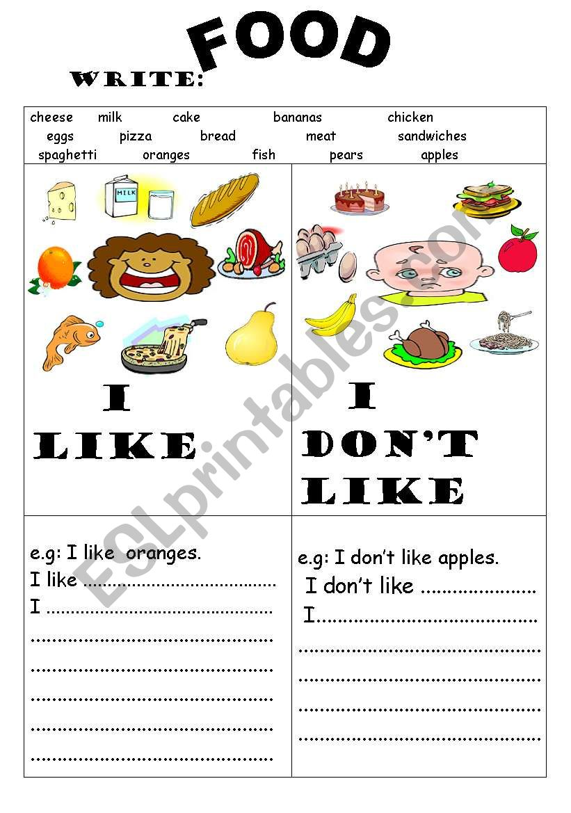 25 Food Vocabulary Worksheets For Kindergarten Pdf