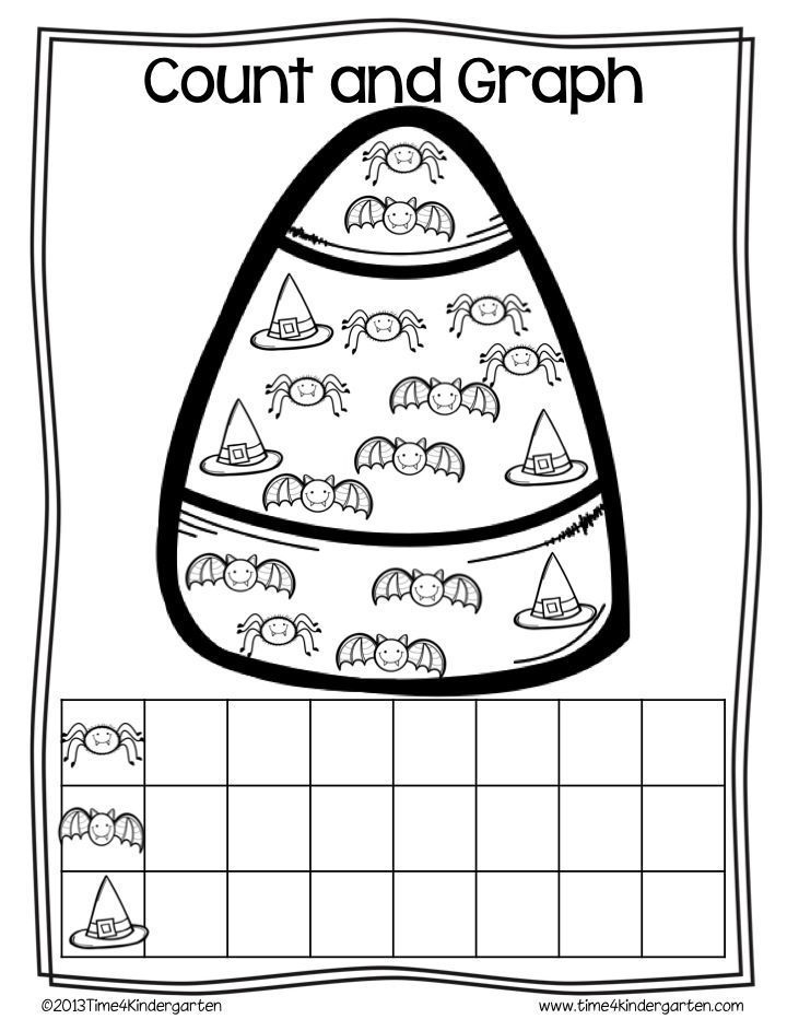 25 Kindergarten Math Worksheets Halloween Free