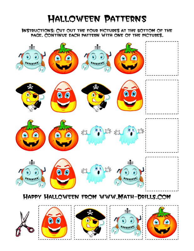 25 Kindergarten Math Worksheets Halloween Pdf