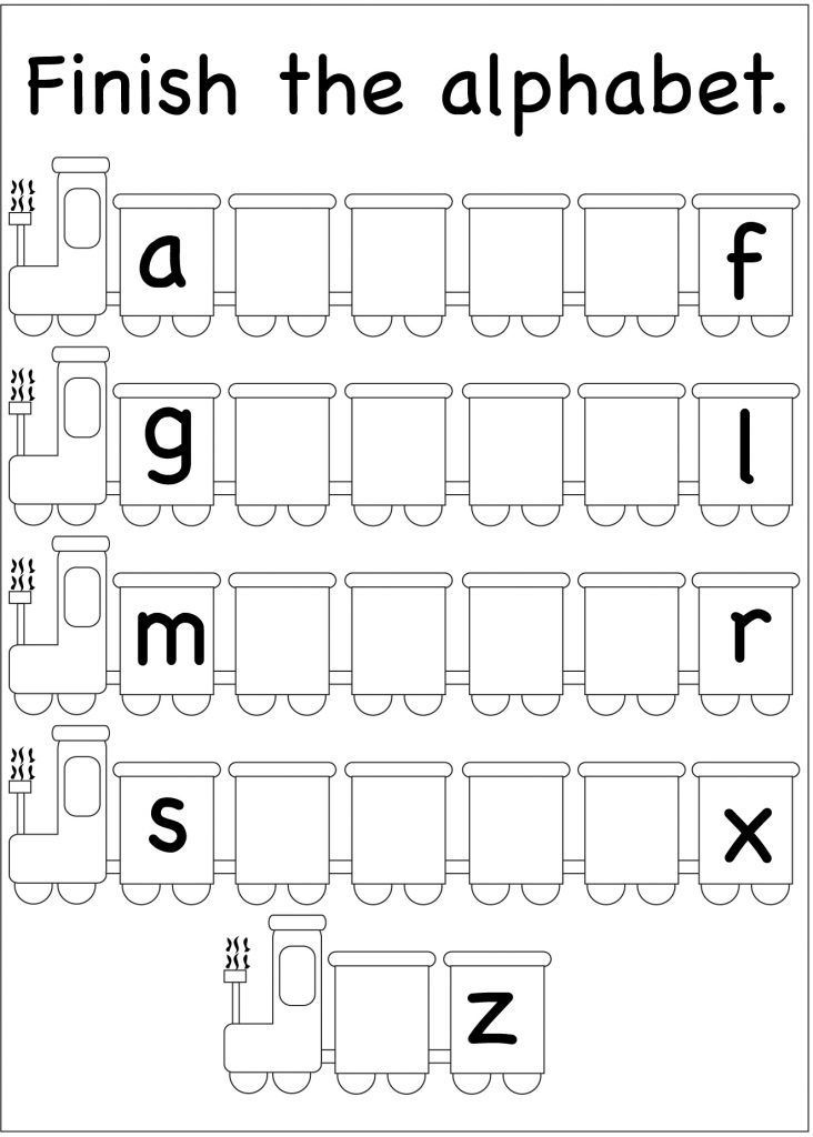 25 Kindergarten Worksheets English Alphabet Letters Pdf