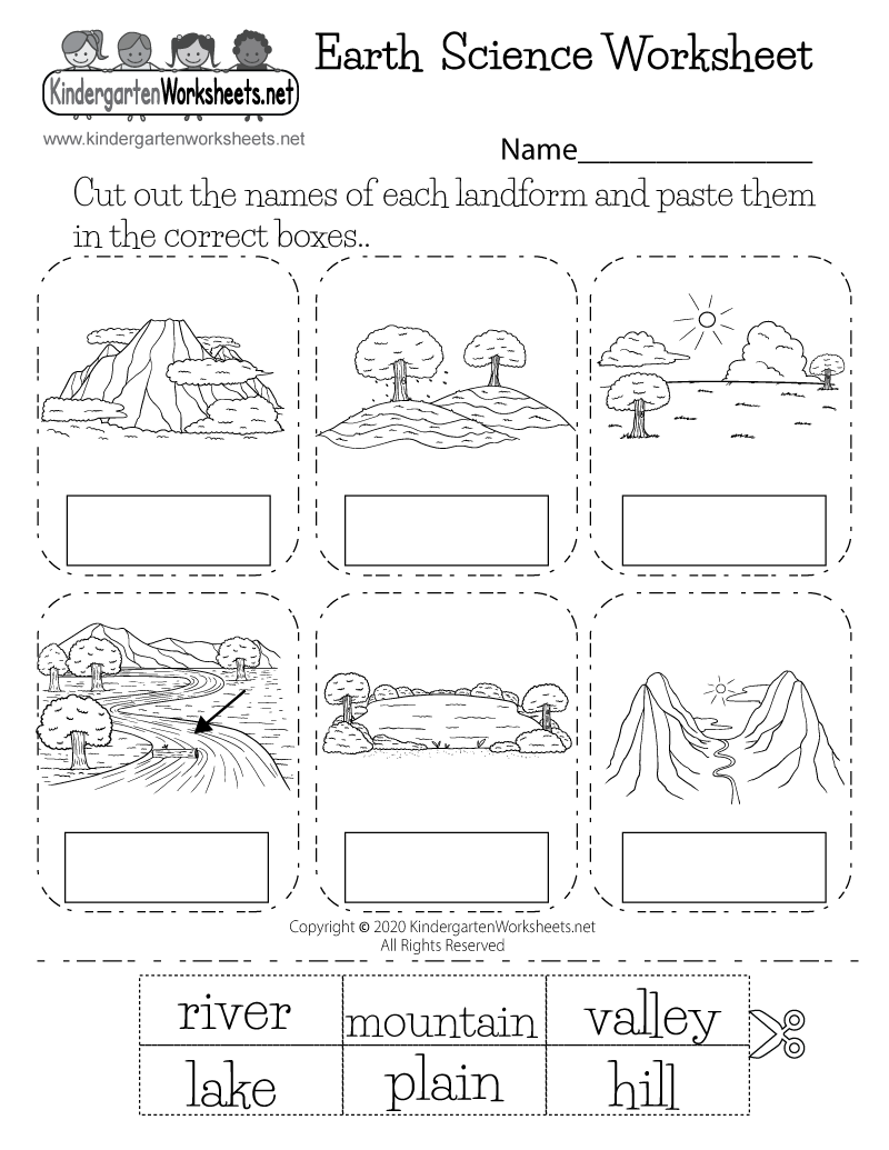 25 Kindergarten Worksheets Free Printables Science Free