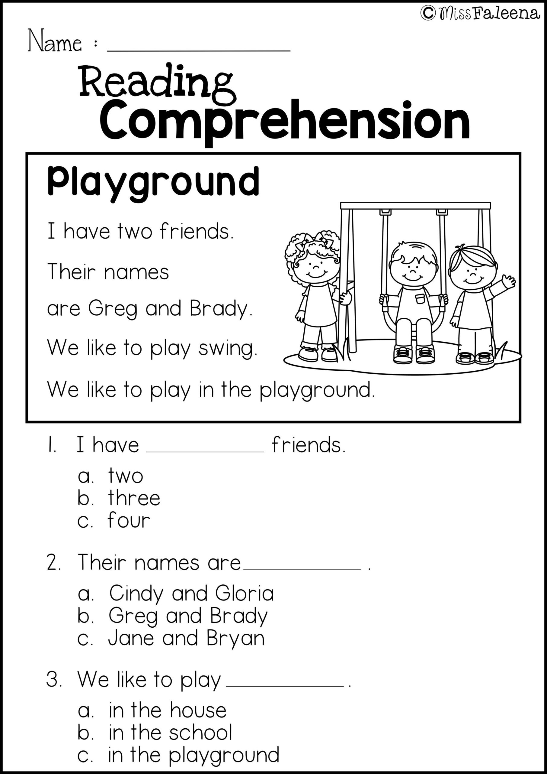 25 Listening Comprehension Worksheets Kindergarten Free