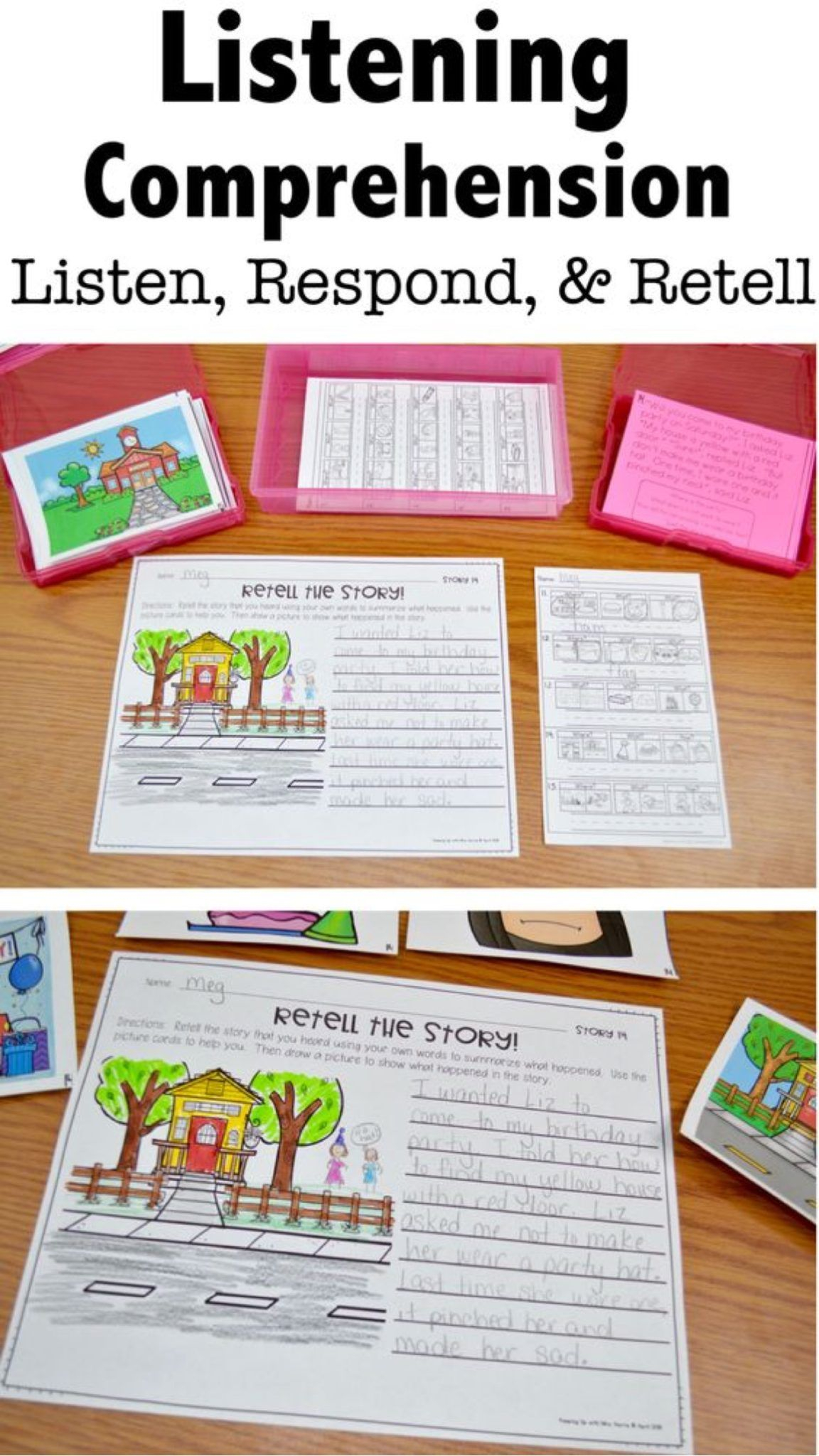 25 Listening Comprehension Worksheets Kindergarten Free