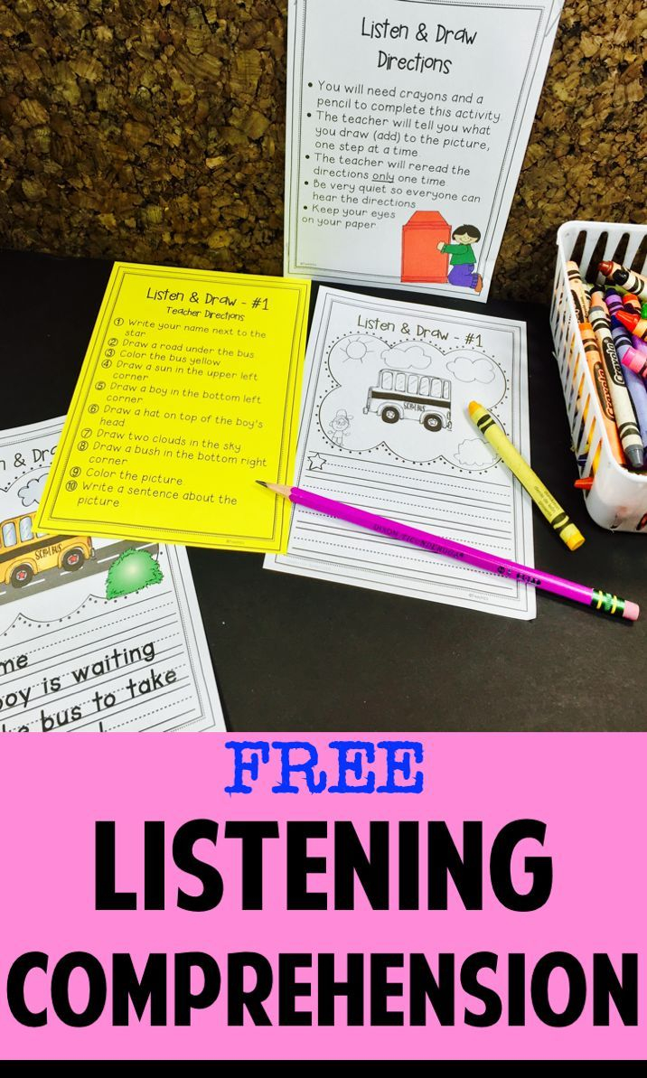 25 Listening Comprehension Worksheets Kindergarten Pdf