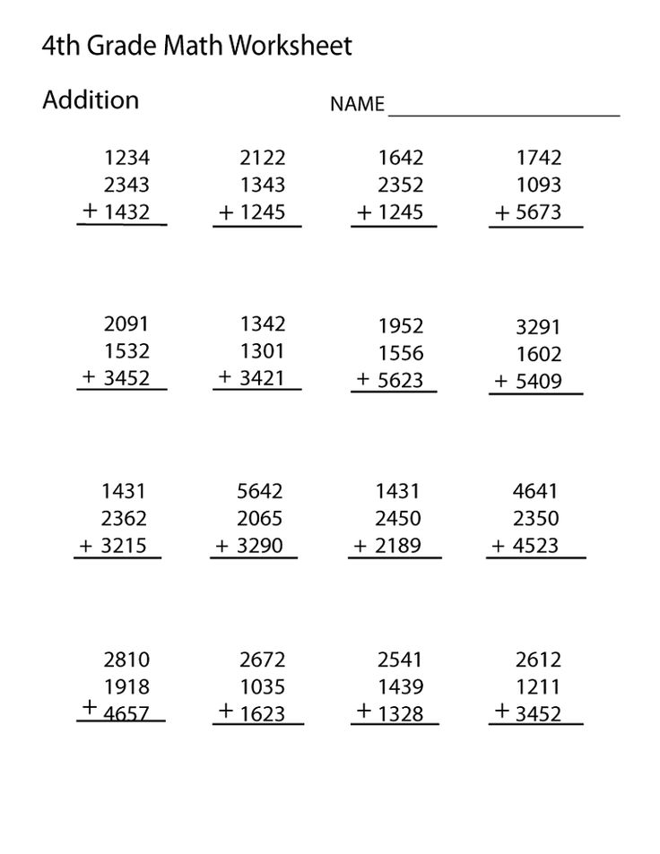 25 Math Worksheets For 4Th Grade Science Free