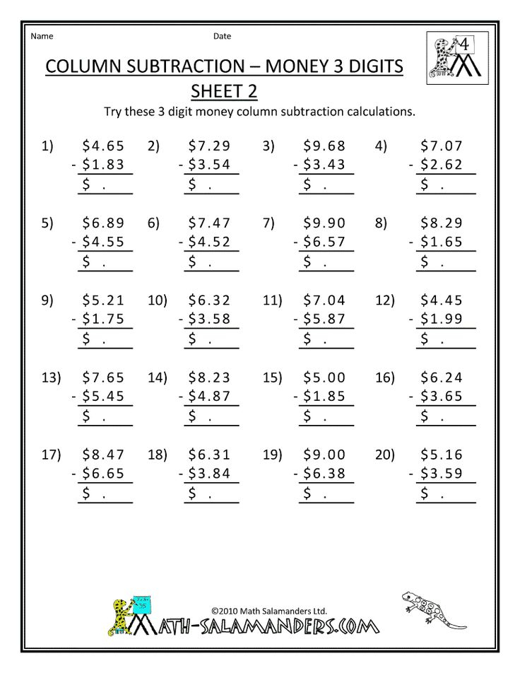 25 Math Worksheets For 4Th Grade Science Free