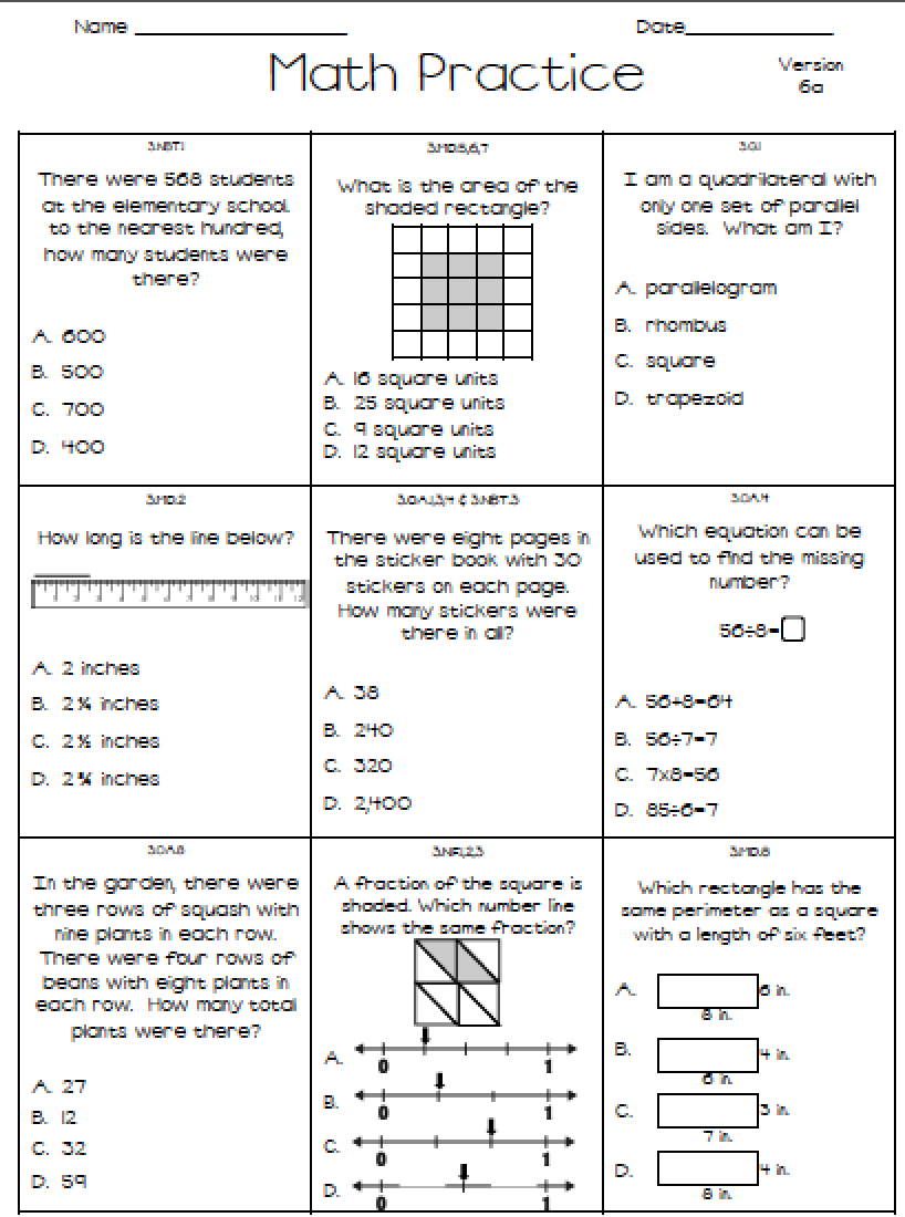 25 Math Worksheets For 4Th Grade Science Pdf