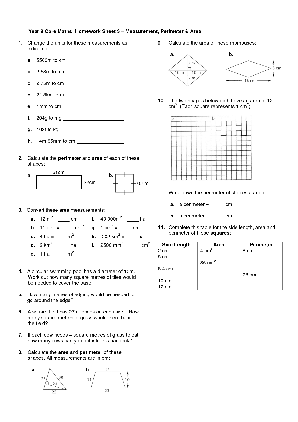 25 Math Worksheets For 4Th Grade Science Pdf