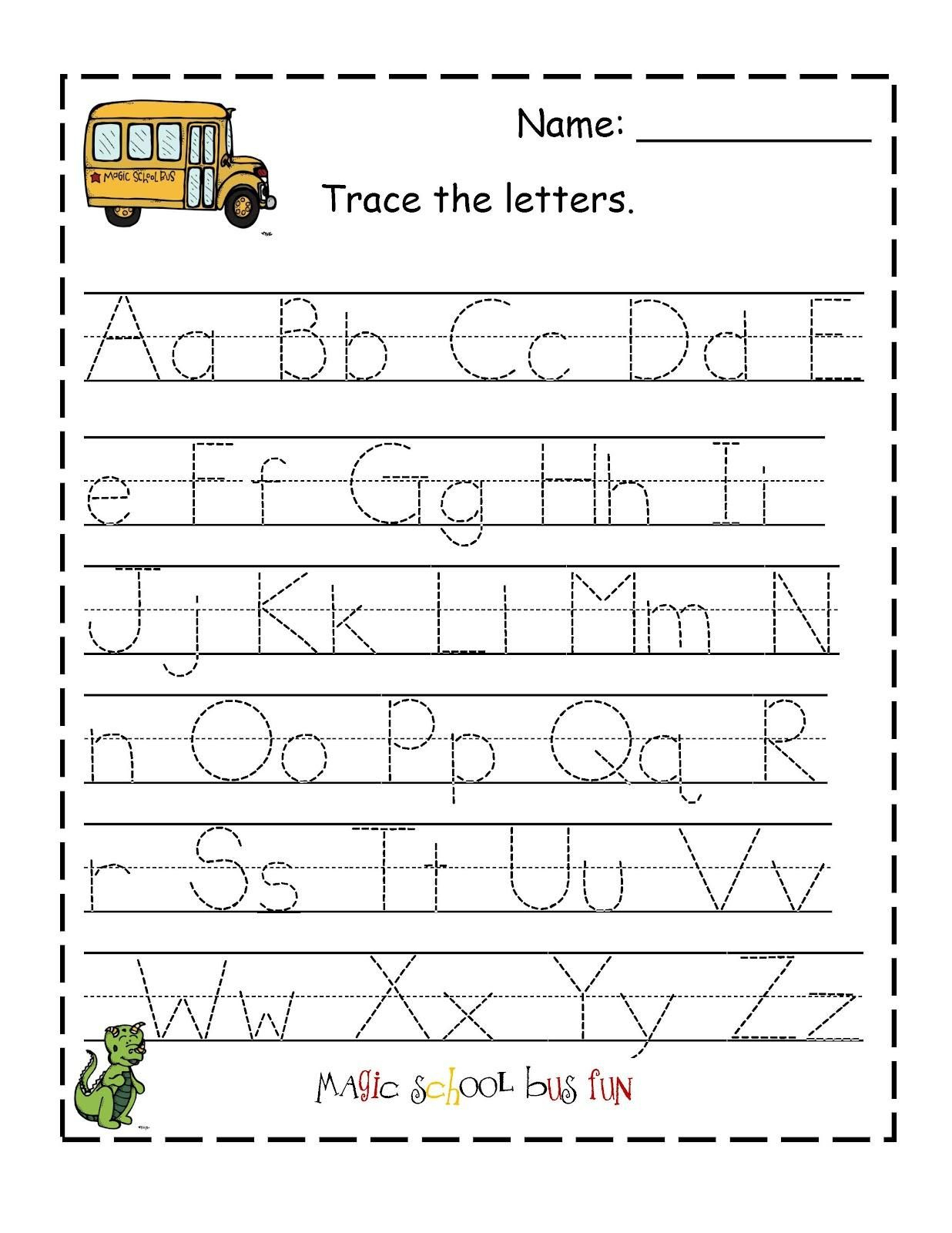 25 Tracing And Coloring Worksheets For Kindergarten Free