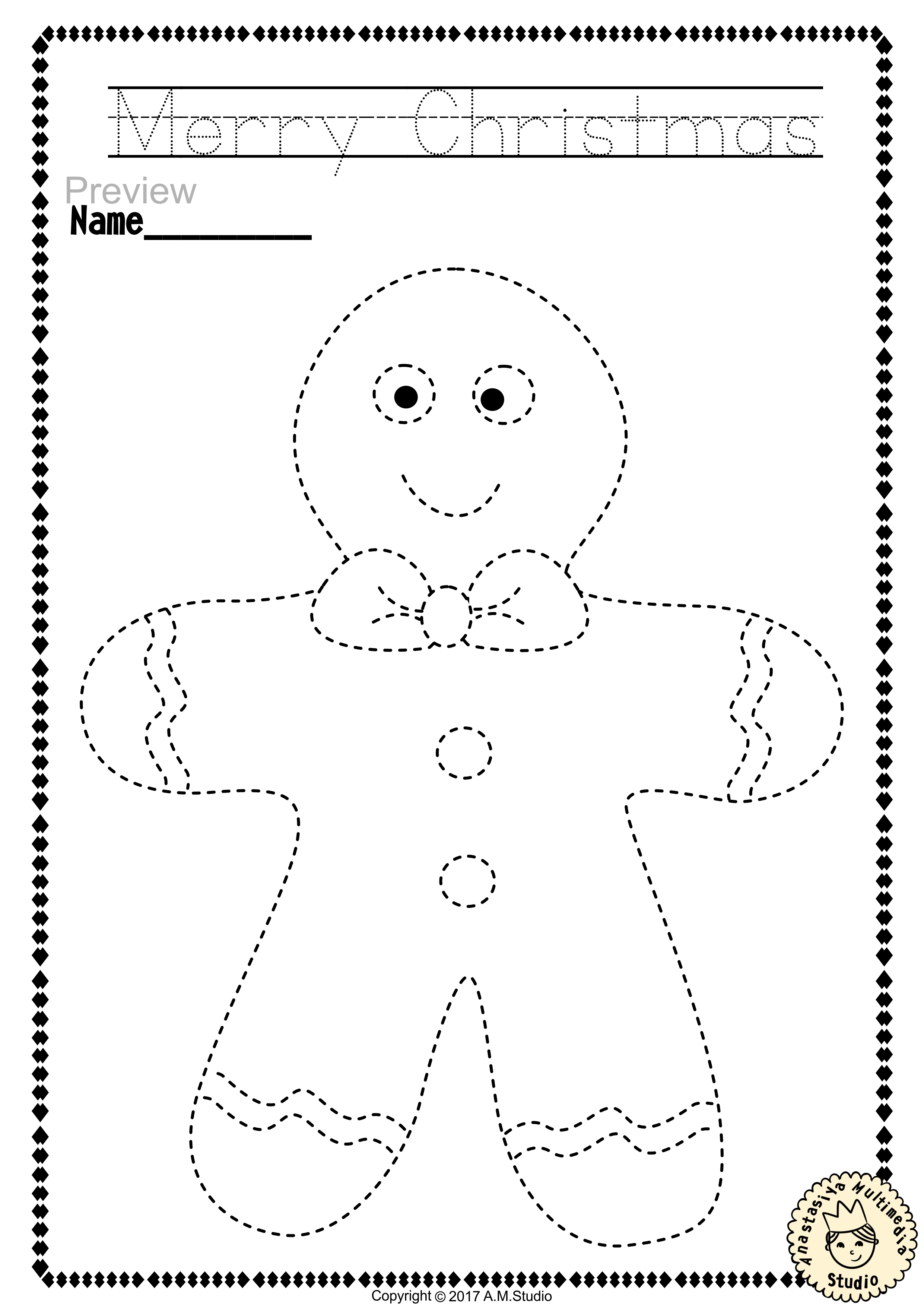 25 Tracing And Coloring Worksheets For Kindergarten Free