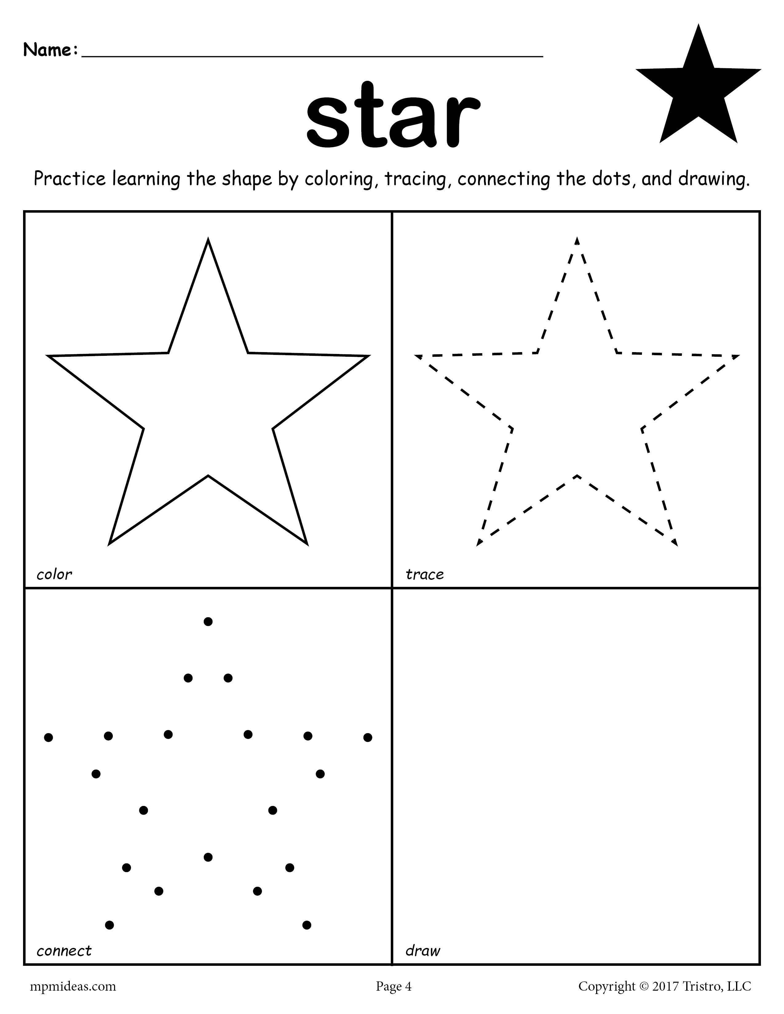 25 Tracing And Coloring Worksheets For Kindergarten Pdf