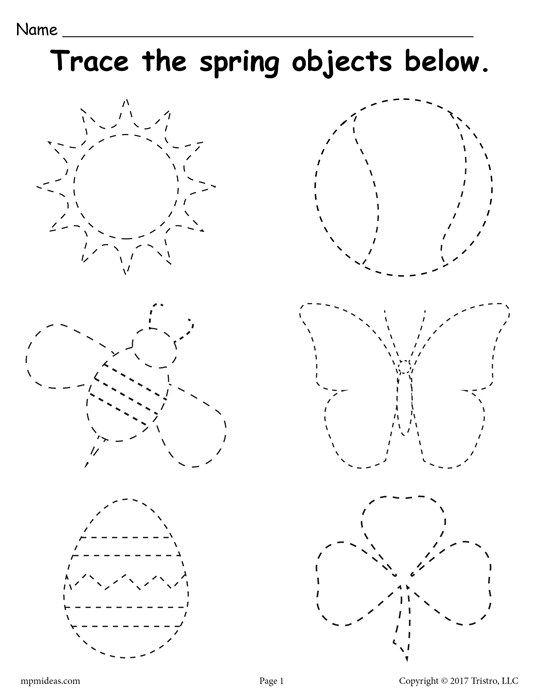 25 Tracing And Coloring Worksheets For Kindergarten Pdf