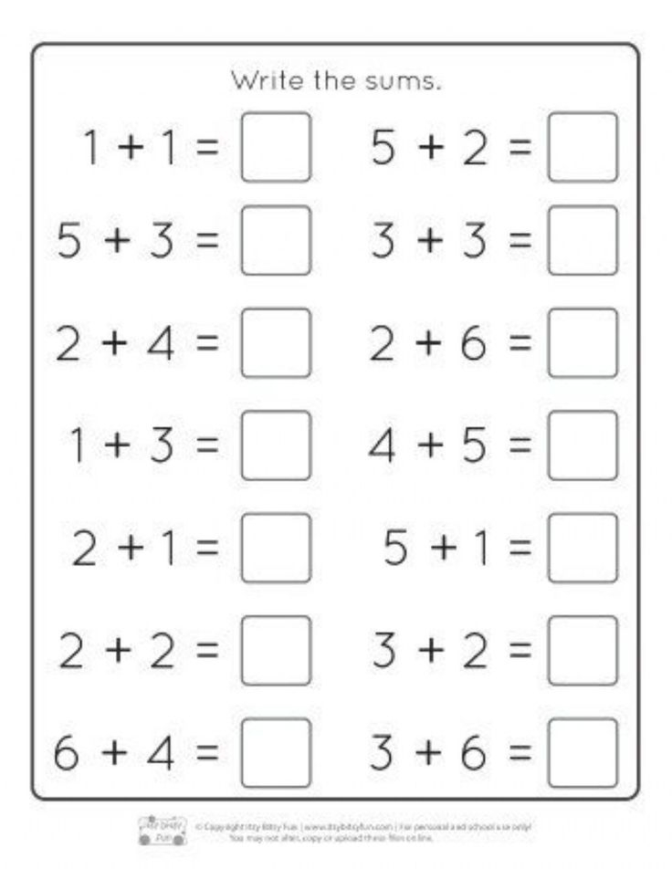 21 Addition Worksheets Kindergarten Up To 20