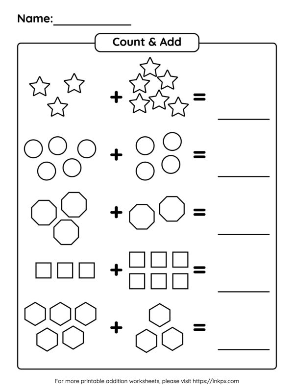 21 Addition Worksheets Kindergarten Up To 20