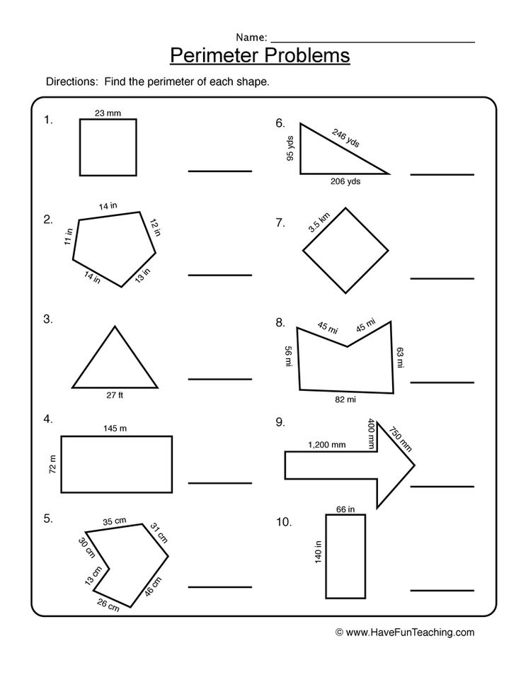 21 Area Perimeter Worksheets Grade 4