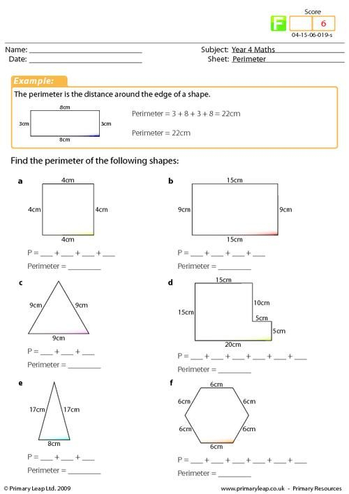 21 Area Perimeter Worksheets Grade 4