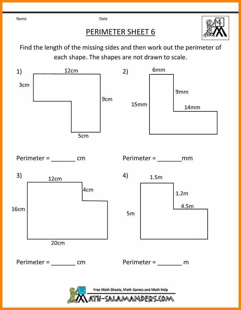 21 Area Perimeter Worksheets Grade 4