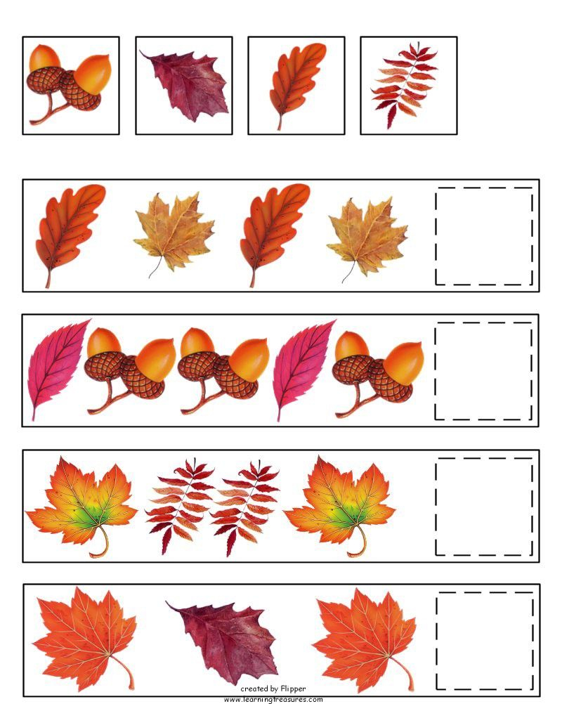 21 Fall Math Worksheets Kindergarten