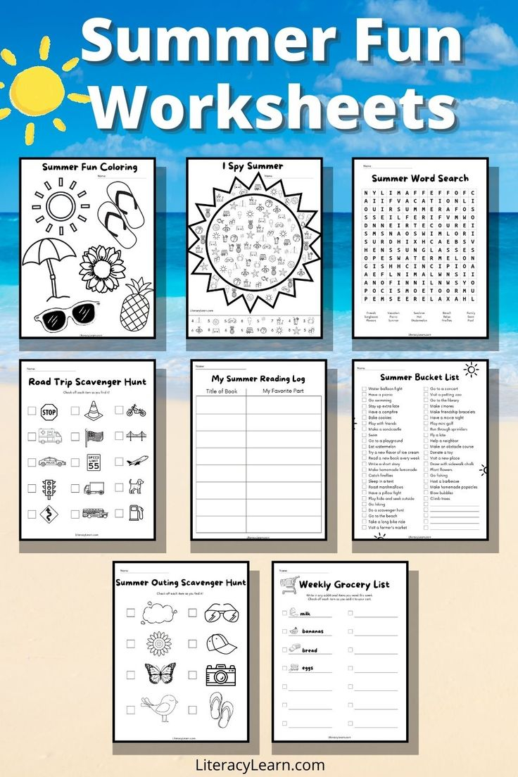 21 Fun Worksheets For Kindergarten Activities Printable