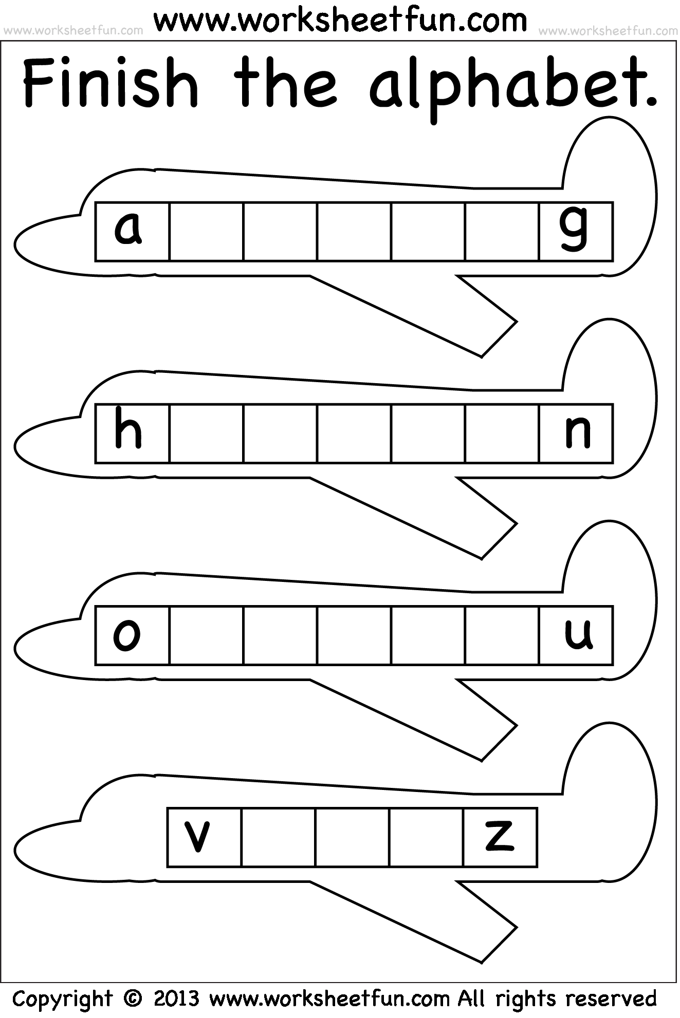 21 Kindergarten Worksheets English Alphabet Letters