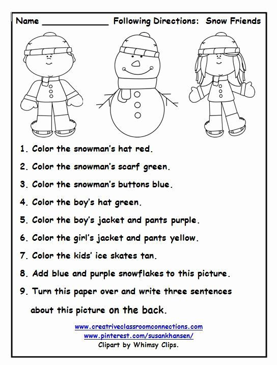 21 Listening Comprehension Worksheets Kindergarten