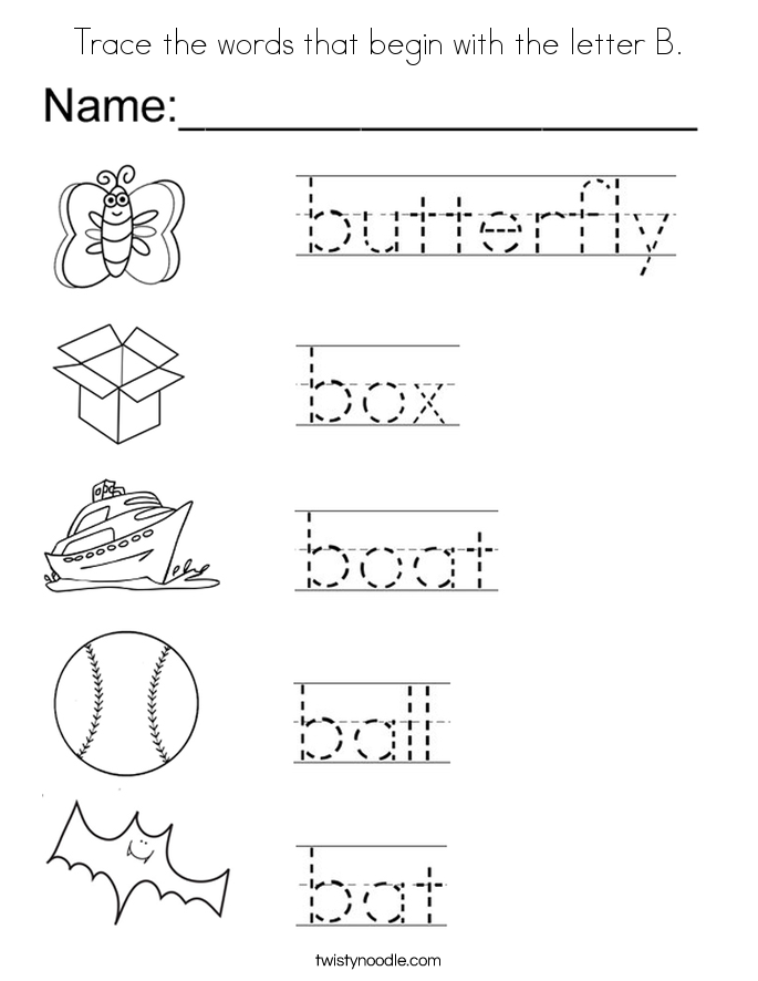 21 Tracing And Coloring Worksheets For Kindergarten