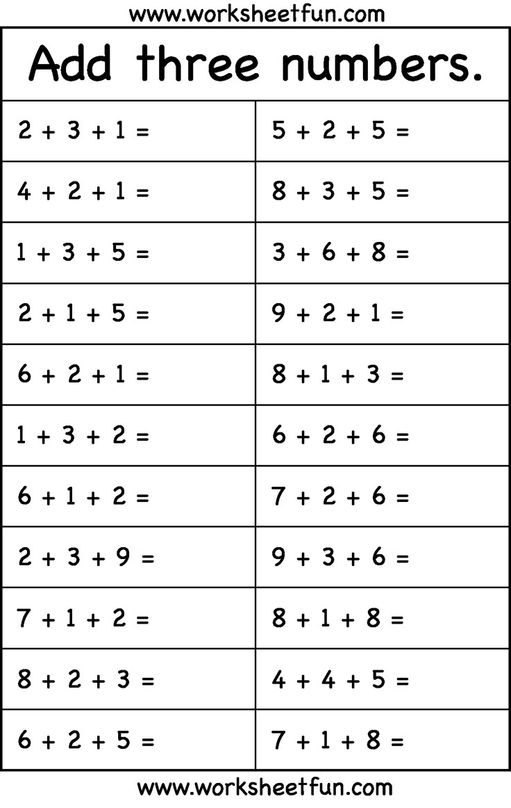 30 1St Grade Math Worksheets