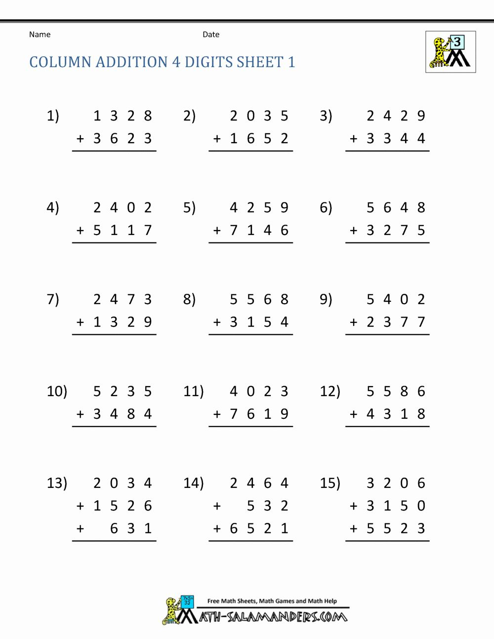 30 3Rd Class Maths Worksheet