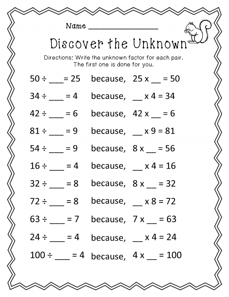 30 3Rd Class Maths Worksheet