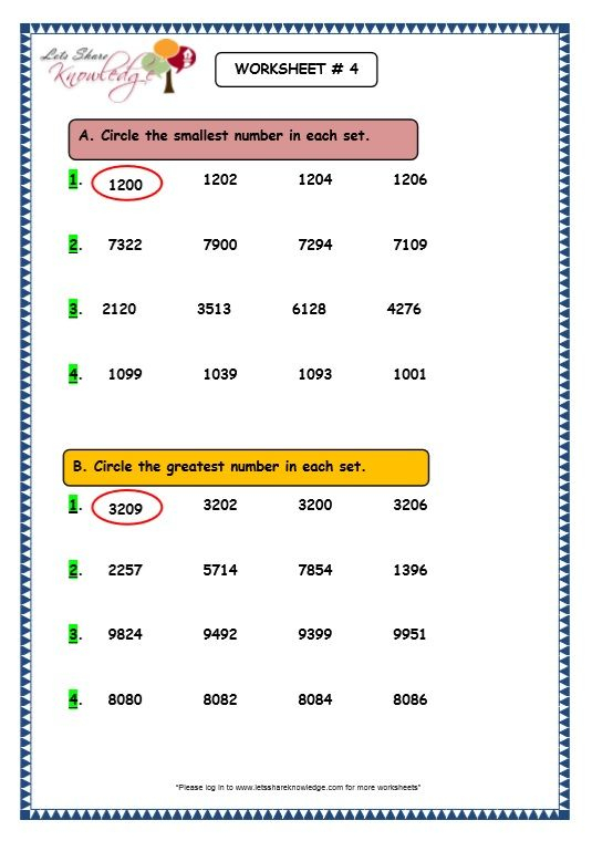 30 3Rd Class Maths Worksheet