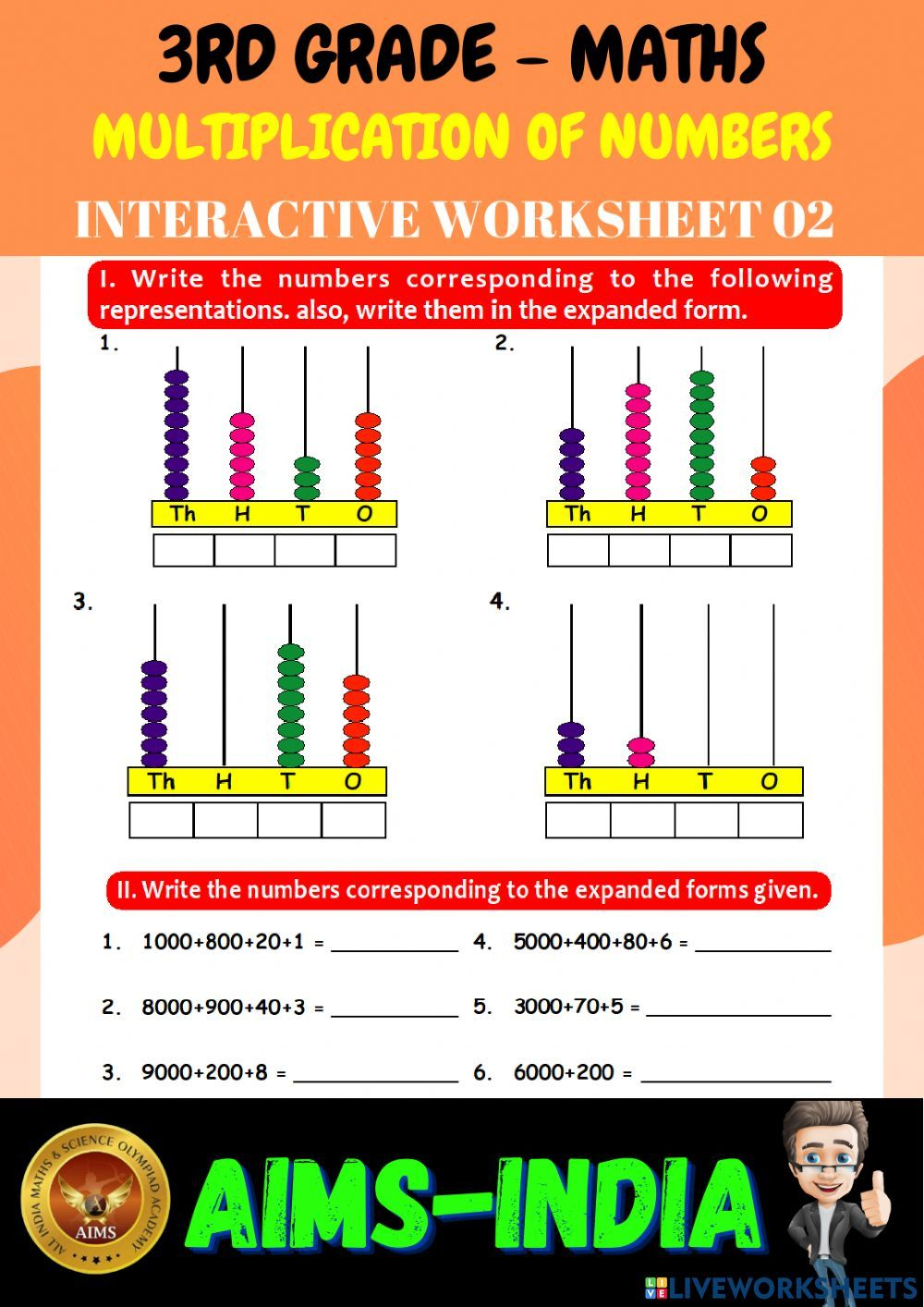 30 3Rd Class Maths Worksheet