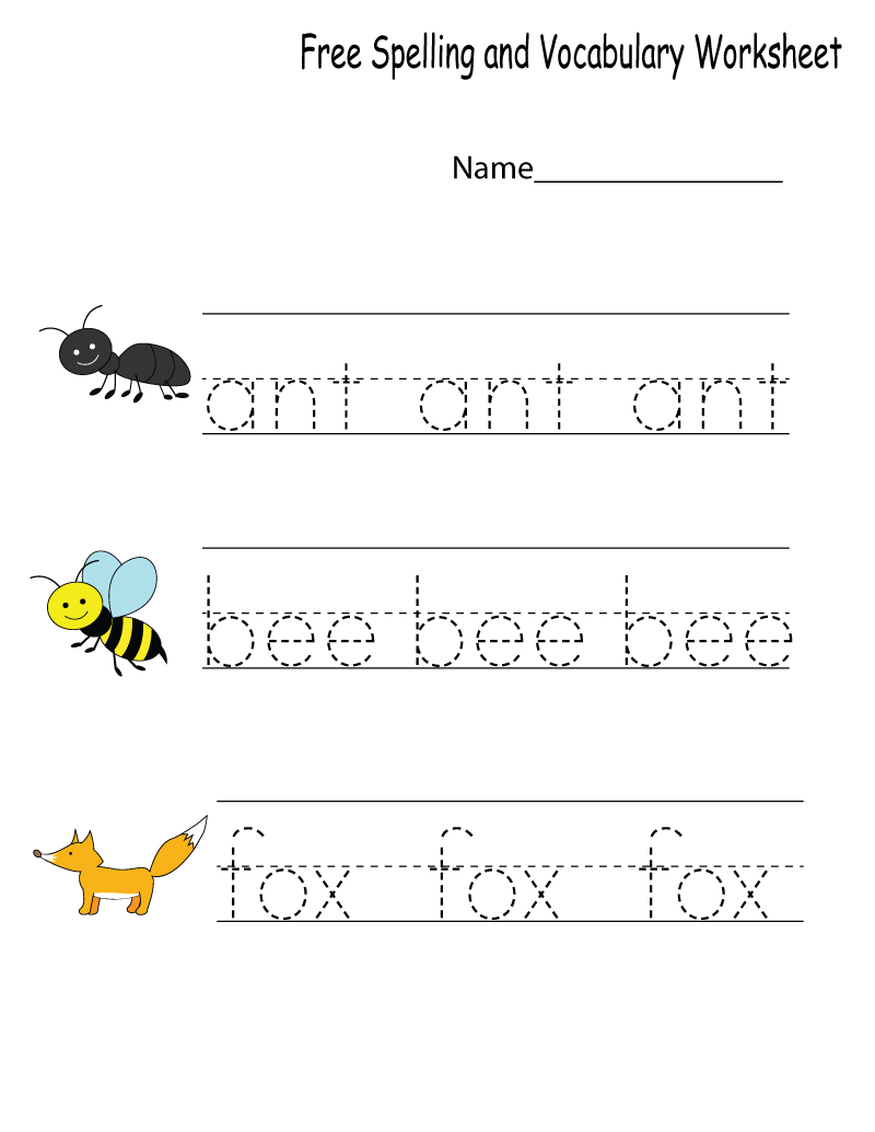 30 English Worksheets For Kindergarten