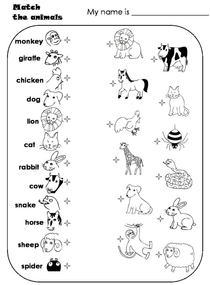 30 English Worksheets For Kindergarten